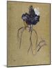 Jane Avril, Back-View, circa 1891-1892-Henri de Toulouse-Lautrec-Mounted Giclee Print