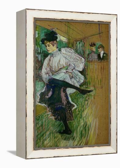 Jane Avril Dancing, 1891-Henri de Toulouse-Lautrec-Framed Premier Image Canvas