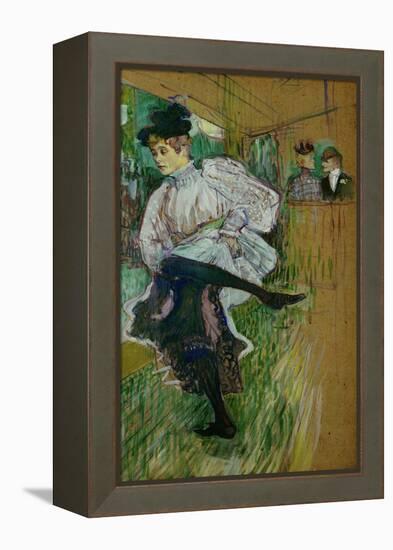 Jane Avril Dancing, 1891-Henri de Toulouse-Lautrec-Framed Premier Image Canvas