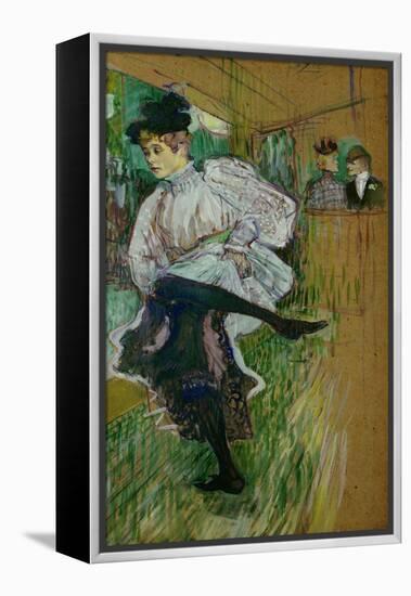 Jane Avril Dancing, 1891-Henri de Toulouse-Lautrec-Framed Premier Image Canvas