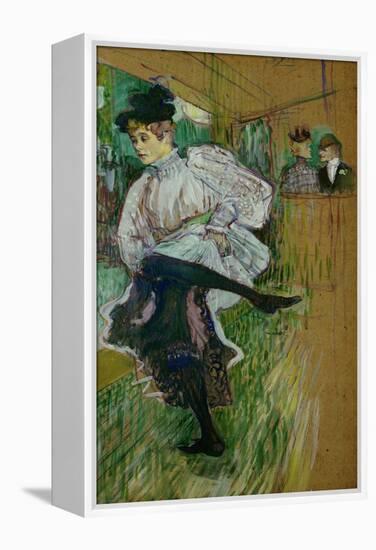 Jane Avril Dancing, 1891-Henri de Toulouse-Lautrec-Framed Premier Image Canvas