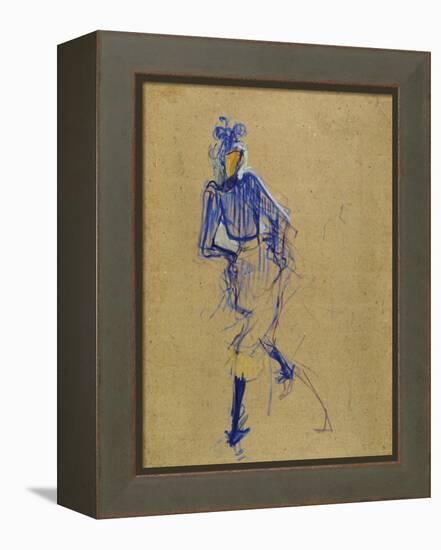 Jane Avril Dancing, circa 1891-1892-Henri de Toulouse-Lautrec-Framed Premier Image Canvas