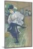 Jane Avril dansant (1868-1943)-Henri de Toulouse-Lautrec-Mounted Giclee Print