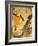 Jane Avril-Henri de Toulouse-Lautrec-Framed Giclee Print