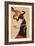 Jane Avril-Henri de Toulouse-Lautrec-Framed Art Print