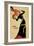 Jane Avril-Henri de Toulouse-Lautrec-Framed Art Print