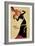 Jane Avril-Henri de Toulouse-Lautrec-Framed Art Print