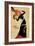 Jane Avril-Henri de Toulouse-Lautrec-Framed Art Print