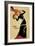 Jane Avril-Henri de Toulouse-Lautrec-Framed Art Print