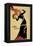 Jane Avril-Henri de Toulouse-Lautrec-Framed Stretched Canvas