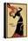 Jane Avril-Henri de Toulouse-Lautrec-Framed Stretched Canvas