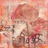 Text Roses-Jane Bellows-Framed Stretched Canvas