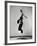 Jane Eakin on Shoulders of Rope Skipping Champion Gordon Hathaway-Gjon Mili-Framed Photographic Print