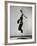 Jane Eakin on Shoulders of Rope Skipping Champion Gordon Hathaway-Gjon Mili-Framed Photographic Print