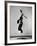 Jane Eakin on Shoulders of Rope Skipping Champion Gordon Hathaway-Gjon Mili-Framed Photographic Print