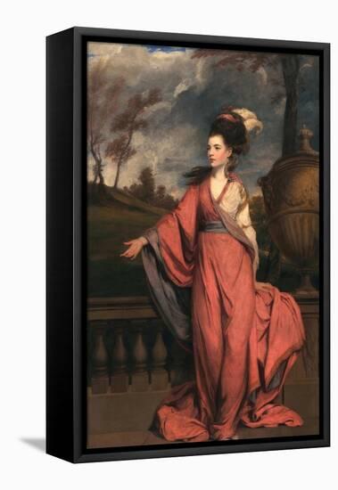 Jane Fleming, Later Countess of Harrington, C.1778-79-Sir Joshua Reynolds-Framed Premier Image Canvas