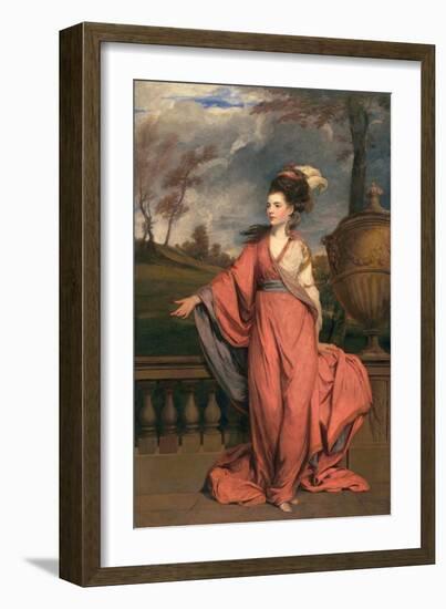 Jane Fleming, Later Countess of Harrington, C.1778-79-Sir Joshua Reynolds-Framed Giclee Print
