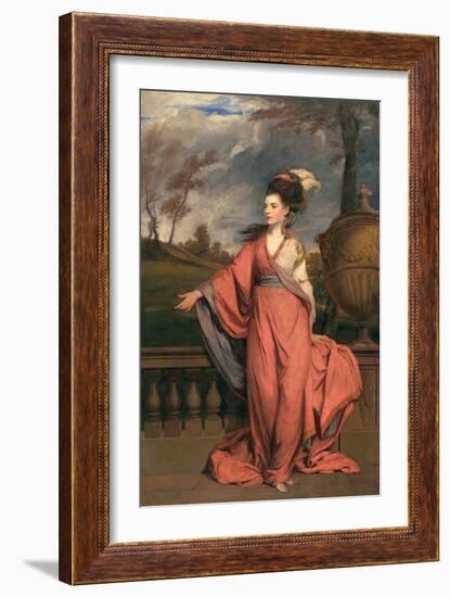 Jane Fleming, Later Countess of Harrington, C.1778-79-Sir Joshua Reynolds-Framed Giclee Print