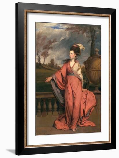 Jane Fleming, Later Countess of Harrington, C.1778-79-Sir Joshua Reynolds-Framed Giclee Print