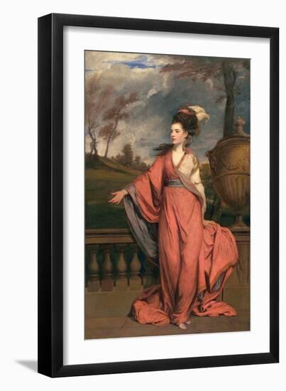 Jane Fleming, Later Countess of Harrington, C.1778-79-Sir Joshua Reynolds-Framed Giclee Print