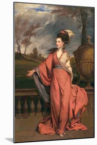 Jane Fleming, Later Countess of Harrington, C.1778-79-Sir Joshua Reynolds-Mounted Giclee Print