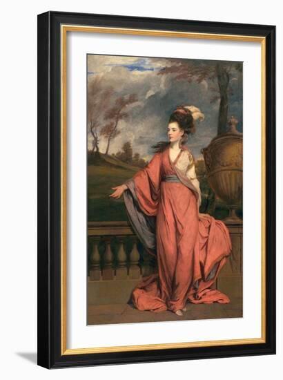 Jane Fleming, Later Countess of Harrington, C.1778-79-Sir Joshua Reynolds-Framed Giclee Print