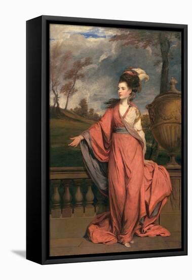 Jane Fleming, Later Countess of Harrington, C.1778-79-Sir Joshua Reynolds-Framed Premier Image Canvas