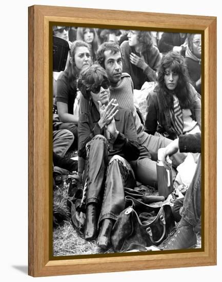 Jane Fonda and Roger Vadim-null-Framed Stretched Canvas