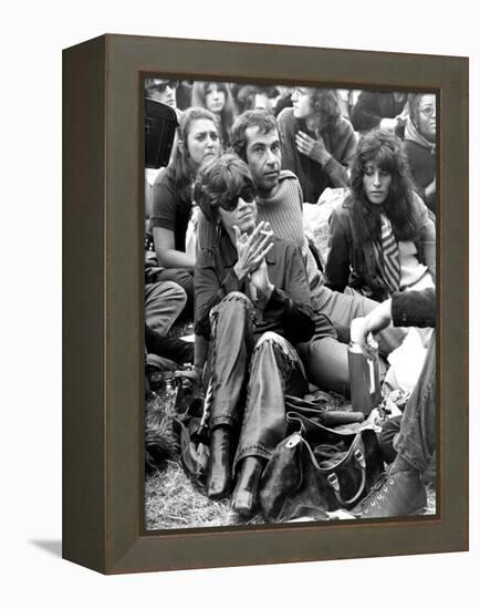 Jane Fonda and Roger Vadim-null-Framed Stretched Canvas