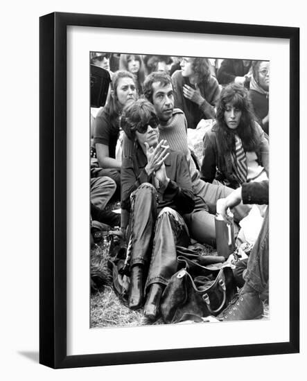 Jane Fonda and Roger Vadim-null-Framed Photo