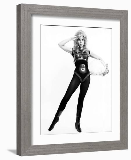 Jane Fonda. "Barbarella" [1968], Directed by Roger Vadim.-null-Framed Photographic Print