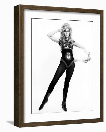 Jane Fonda. "Barbarella" [1968], Directed by Roger Vadim.-null-Framed Photographic Print