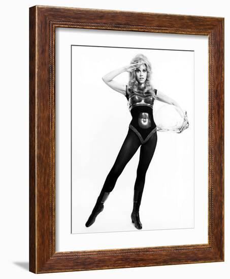 Jane Fonda. "Barbarella" [1968], Directed by Roger Vadim.-null-Framed Photographic Print