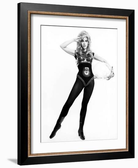 Jane Fonda. "Barbarella" [1968], Directed by Roger Vadim.-null-Framed Photographic Print