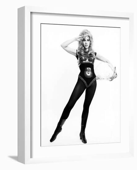 Jane Fonda. "Barbarella" [1968], Directed by Roger Vadim.-null-Framed Photographic Print