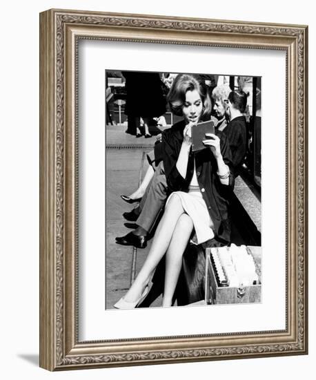 Jane Fonda. "Sunday in New York" [1963], Directed by Peter Tewksbury.-null-Framed Photographic Print