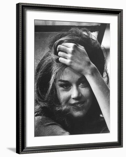 Jane Fonda-Gjon Mili-Framed Premium Photographic Print