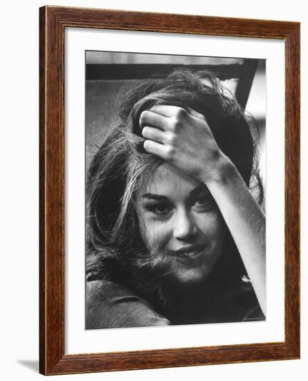 Jane Fonda-Gjon Mili-Framed Premium Photographic Print