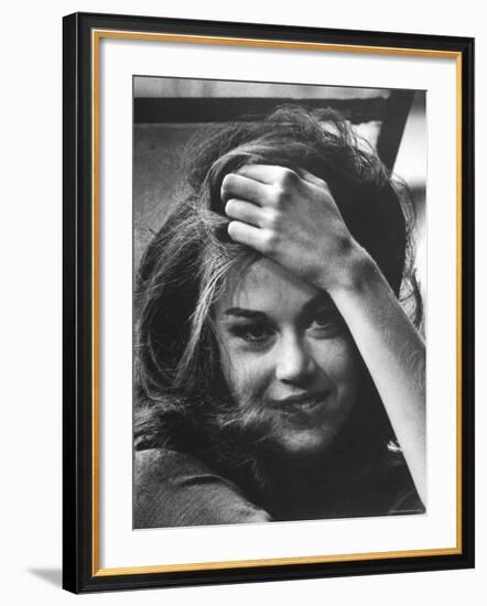 Jane Fonda-Gjon Mili-Framed Premium Photographic Print