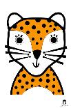 Happy Leopard, 2021-Jane Foster-Art Print