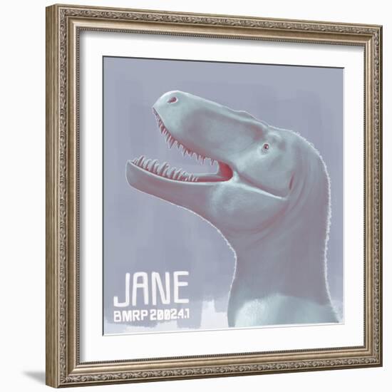 Jane Is a Fossil Specimen of Small Tyrannosaurid Dinosaur-Stocktrek Images-Framed Art Print