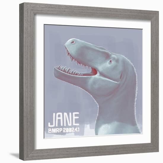 Jane Is a Fossil Specimen of Small Tyrannosaurid Dinosaur-Stocktrek Images-Framed Art Print