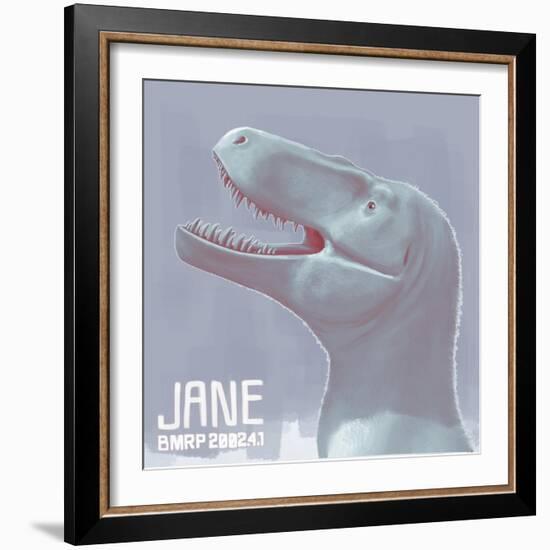 Jane Is a Fossil Specimen of Small Tyrannosaurid Dinosaur-Stocktrek Images-Framed Art Print