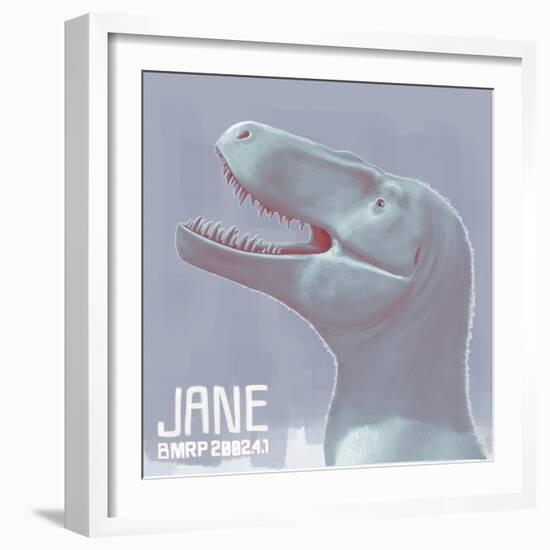 Jane Is a Fossil Specimen of Small Tyrannosaurid Dinosaur-Stocktrek Images-Framed Art Print