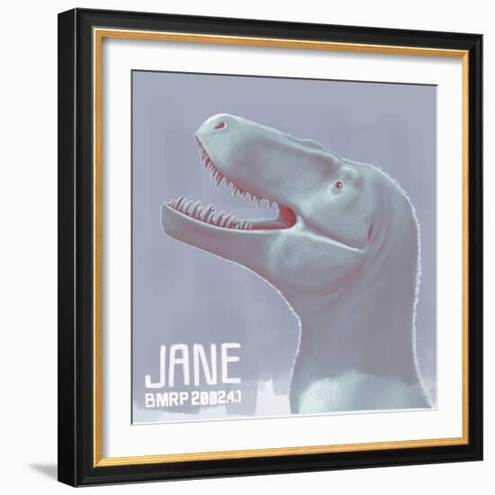 Jane Is a Fossil Specimen of Small Tyrannosaurid Dinosaur-Stocktrek Images-Framed Art Print