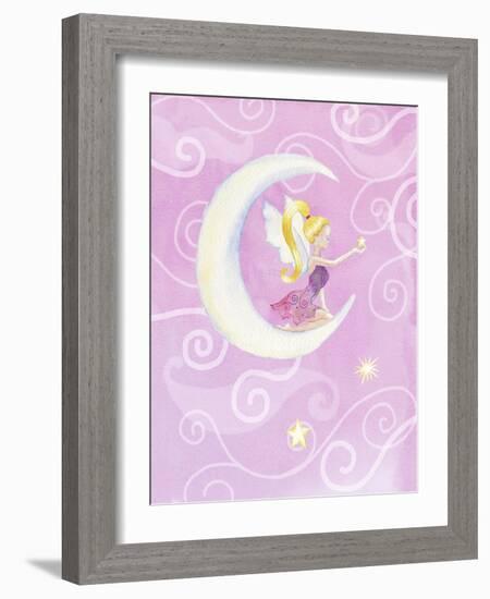 Jane Moon Fairy-Green Girl-Framed Giclee Print