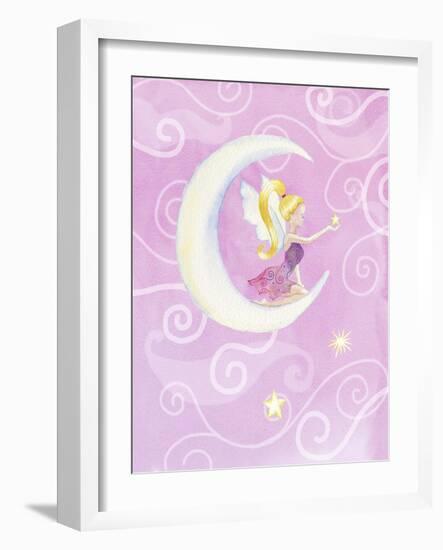 Jane Moon Fairy-Green Girl-Framed Giclee Print