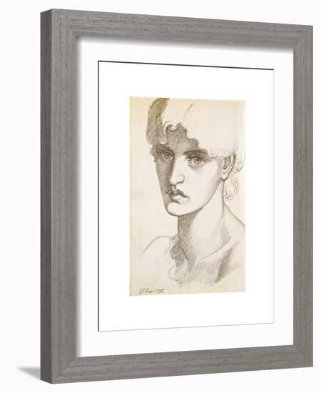 Jane Morris-Dante Gabriel Rossetti-Framed Premium Giclee Print