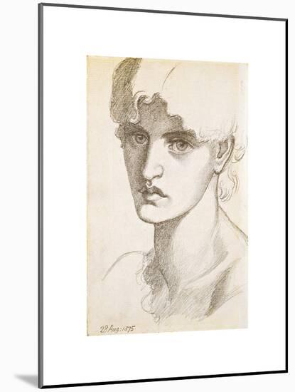 Jane Morris-Dante Gabriel Rossetti-Mounted Premium Giclee Print