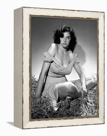 Jane Russell. "The Outlaw" 1943, Directed by Howard Hughes-null-Framed Premier Image Canvas